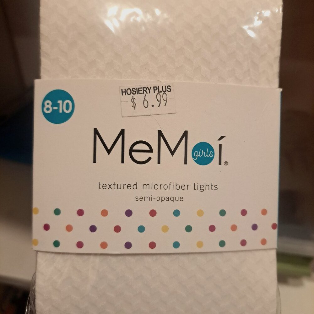 Memoi Textured Microfiber Tights Girls